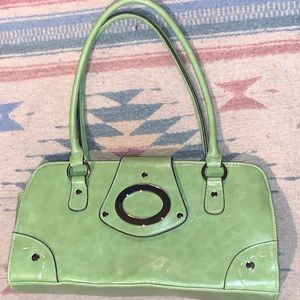 Green Shoulder Purse